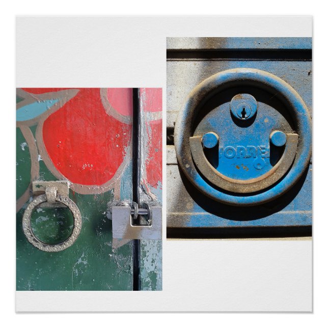 Pôster Barcelona Door Knockers, No. 001 (Frente)