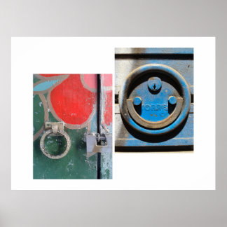 Poster Barcelona Door Knockers, No. 001