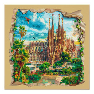 Pôster Barcelona, Espanha