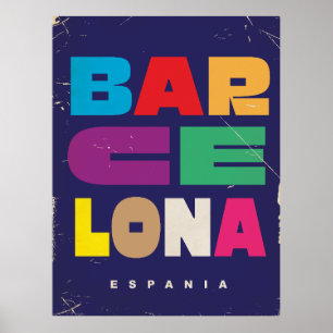 Poster Barcelona Espanha