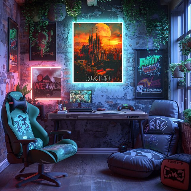 Pôster Barcelona: La Obra Maestra de Gaudí Te Espera (Criador carregado)