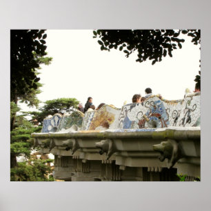 Pôster Barcelona. Parque Güell.