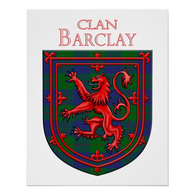 Pôster Barclay Hunting Tartan Scottish Plaid (Frente)