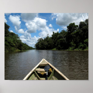 Pôster Barco abaixo do Amazon