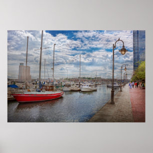 Poster Barco - Baltimore, DM - um dia fino em Baltimore