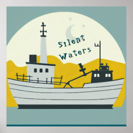 Poster Barco da Lua Nórdica