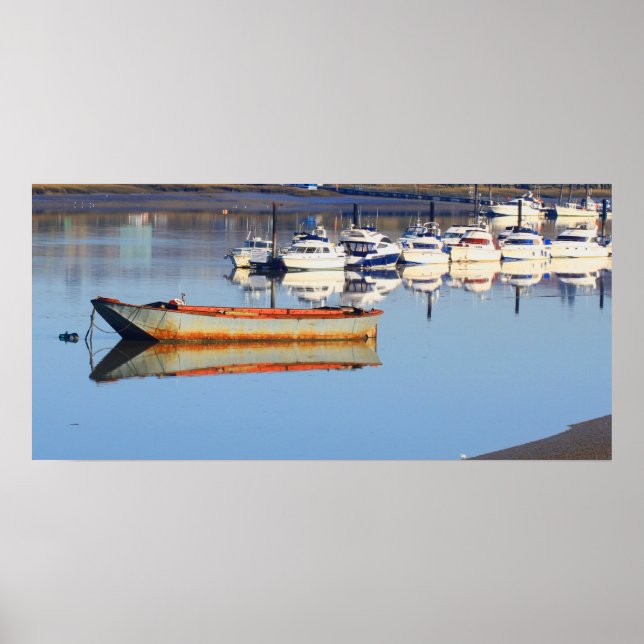 Pôster Barco de Pesca Antigo (Frente)