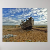 Barco De Pesca De Madeira Abandonado | Dungeness