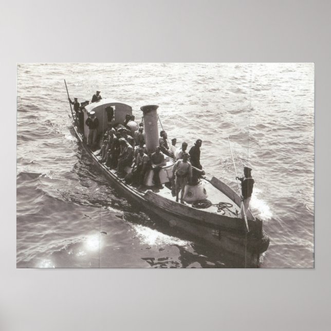 Poster Barco de piquete do HMS Triumph (Frente)