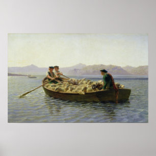Pôster Barco de Reboque, 1863
