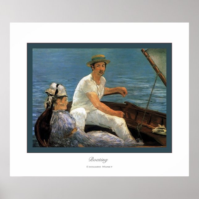 Poster Barco ~ Edouard Manet (Frente)
