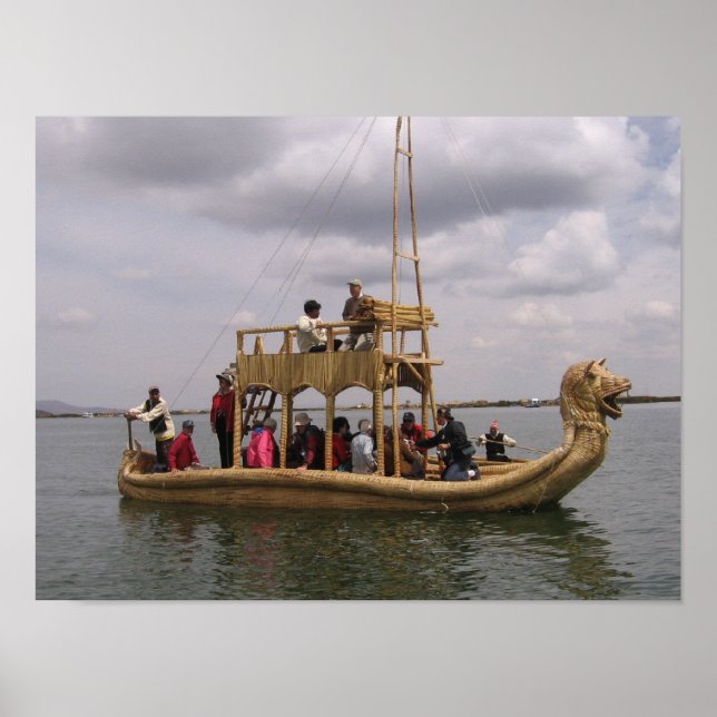 Poster Barco no Peru (Frente)