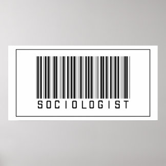 Pôster Barcode Sociologista