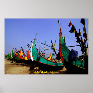 Poster Barcos de Bangladesh