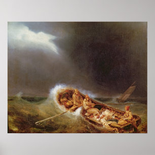 Pôster Barcos de Dieppe que regressam da pesca