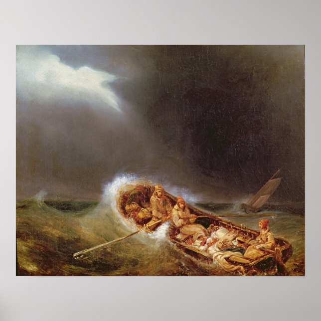 Pôster Barcos de Dieppe que regressam da pesca (Frente)