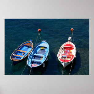 Pôster Barcos de enfileiramento