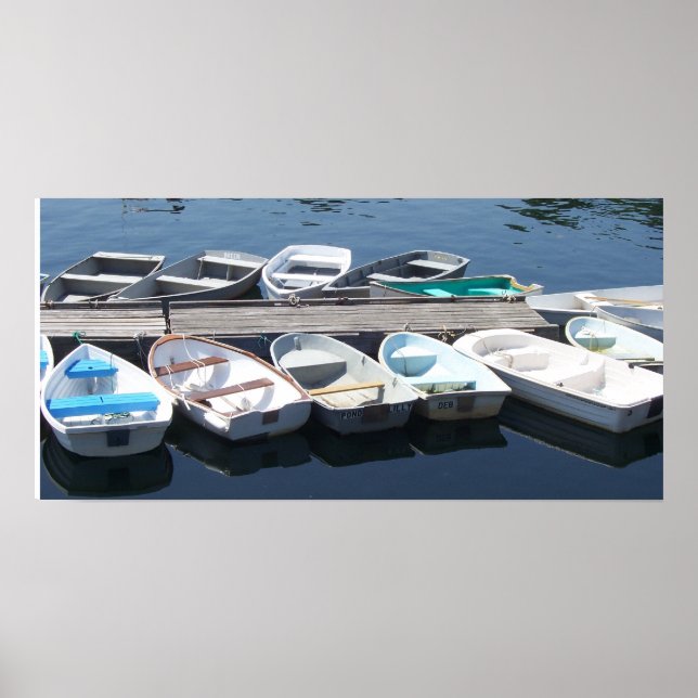 Pôster Barcos de Linha (Frente)