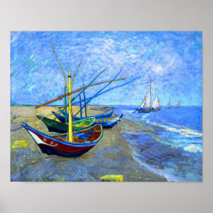 Poster Barcos de Pesca Sardos-Mários Van Gogh Fine
