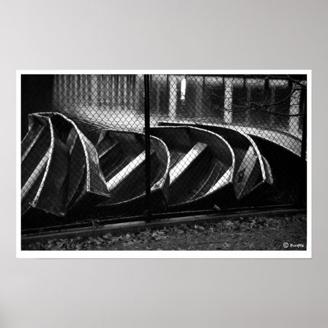 Pôster Barcos do Central Park (Frente)