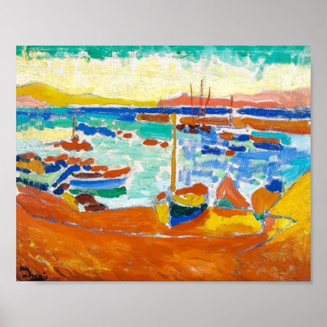 Poster Barcos em Collioure | Andre Derain | (Frente)