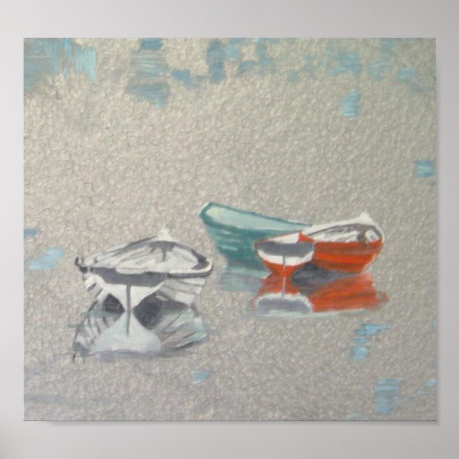 Pôster Barcos em repouso 11 (Frente)