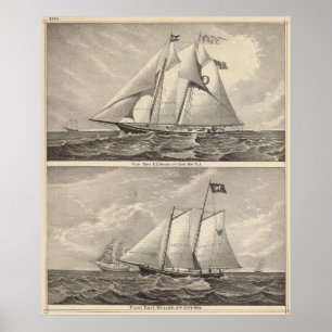 Pôster Barcos-piloto EG Knight e Whilldin