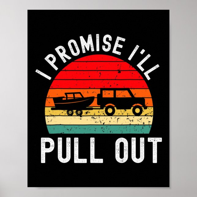 Poster Barcos Retro Homens Engraçados Capitão Odiamento (Frente)