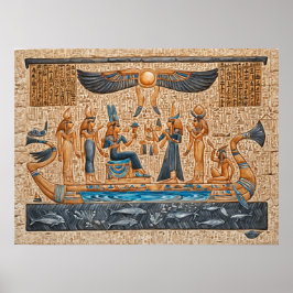 Poster Barcos Solares Faraônicos