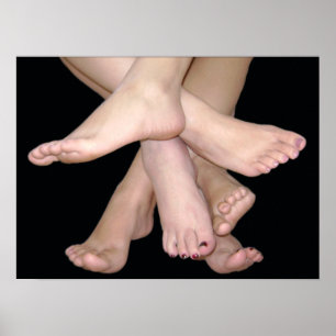 Pôster Bare Feet Art
