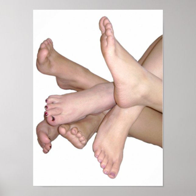 Pôster Bare Feet Art (Frente)