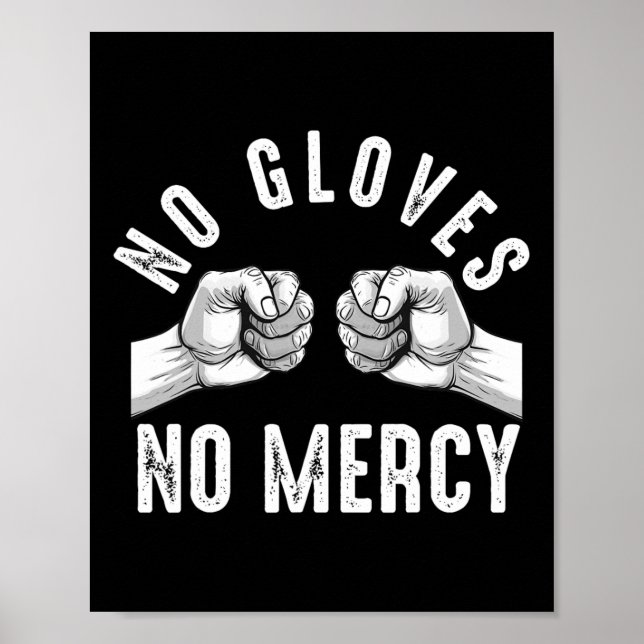Poster Bare Knuckle Boxing Men Combatem A Luta (Frente)