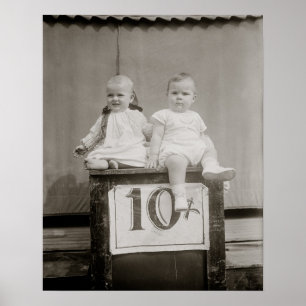 Poster Bargain Babies, 1927. Foto Antiga