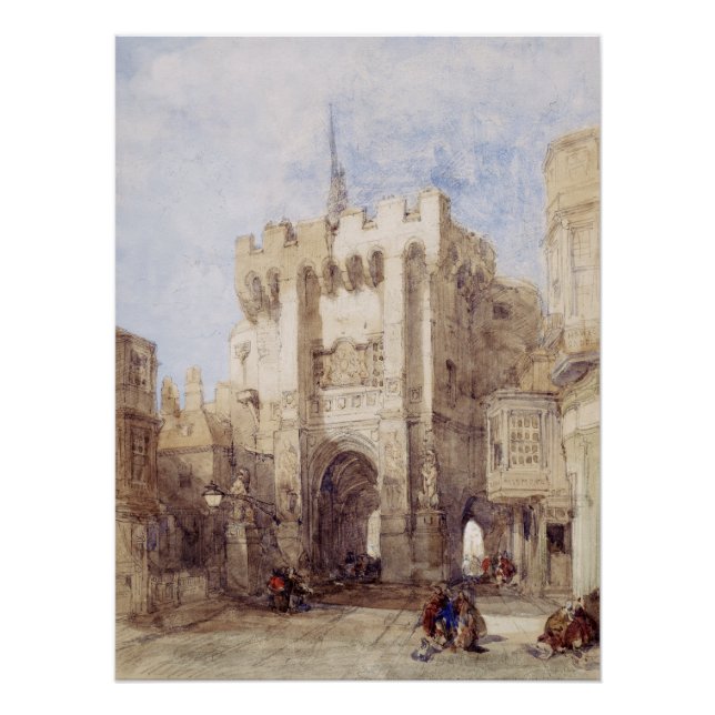 Pôster Bargate Gatehouse na cidade de Southampton (Frente)