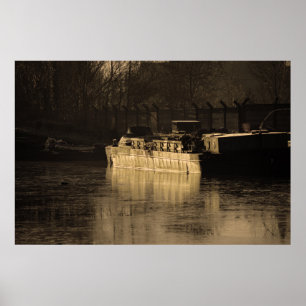 Pôster Barge de Trabalho