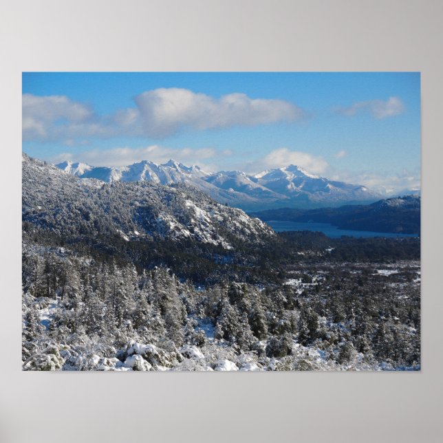 Poster Bariloche, Rio Negro, Argentina (Frente)