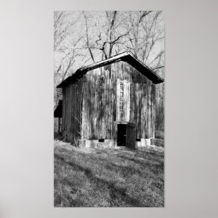 Poster Barn de Cigarro Antigo