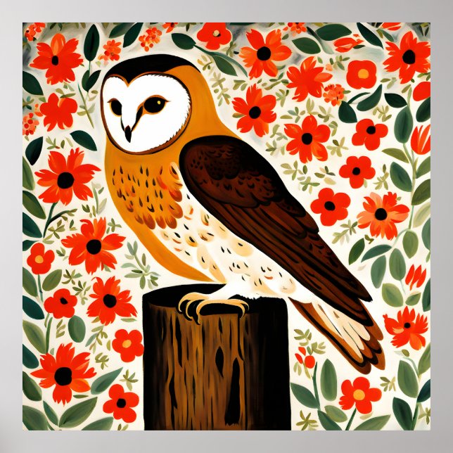 Poster Barn Owl (Frente)