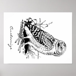 Poster Barn Owl Thunder_Cove