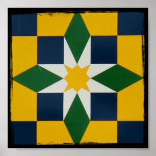 Pôster Barn Quilt