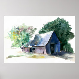 Poster - Barn Rural