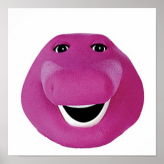Poster Barney Face