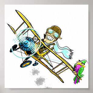 Poster Barnstormer Bob e Bird