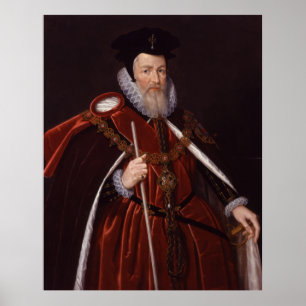 Pôster Baron Burghley de William Cecil ø