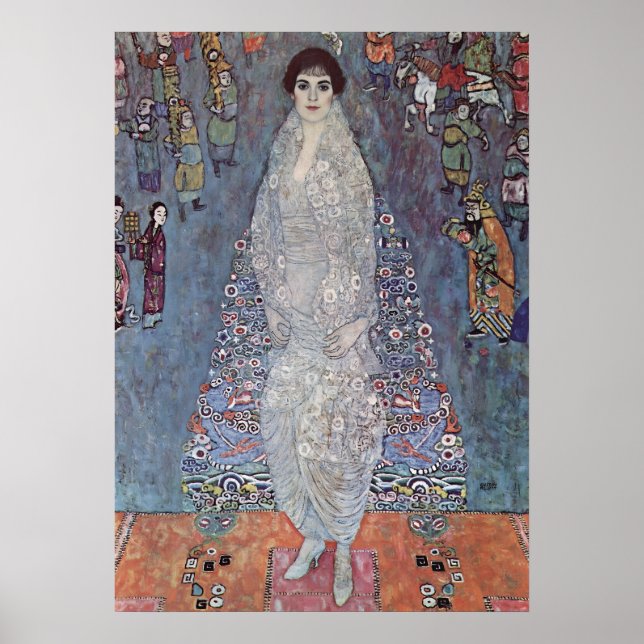 Poster Baronesa Elisabeth Bachofen-Echt por Gustav Klimt (Frente)