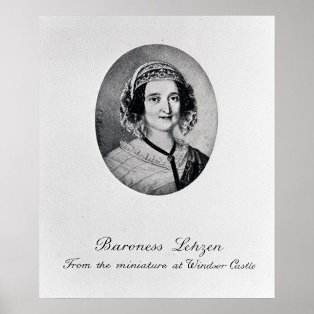 Pôster Baroness Louise Lehzen (Frente)