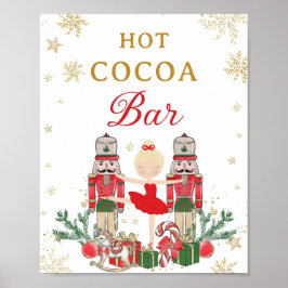 Poster Barra de Cacau Quente Onederland Quebra-Nozes Verm