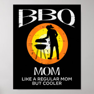Poster Barra de Geladeira da Mamãe Churrasco Dia das Mães