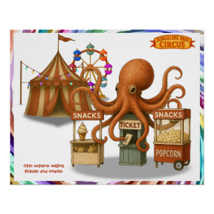 Pôster Barraca de lanches do circo de Otto