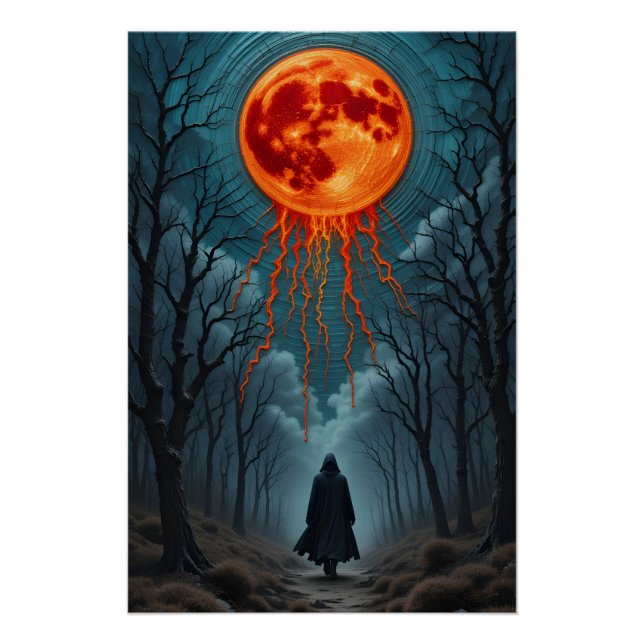 Pôster Barramento bordado etéreo (Frente)